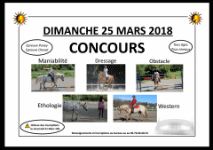 Concours le 25 mars 2018