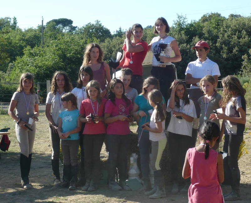 fete du club - podium final